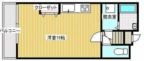 ビッグアップル【7階】の間取り