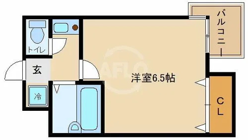 大国町青山ビル別館【2階】の間取り