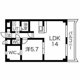 NKドミールⅠ【3階】の間取り