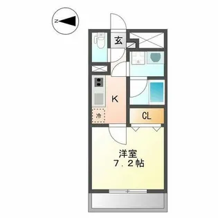 MX-Ⅱ【102号室】の間取り