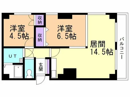 田中ビル【301号室】の間取り