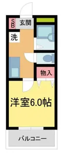 メイゾン芦屋川【202号室】の間取り