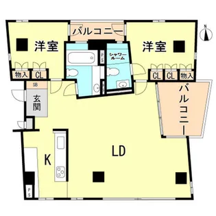 CRESCENT-T【3階】の間取り