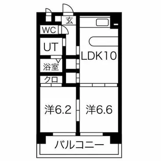 ジュノス【2階】の間取り