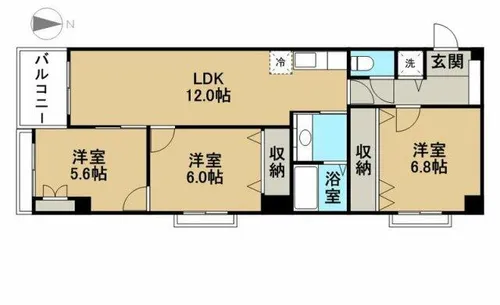 グラン・アルファ【107号室】の間取り