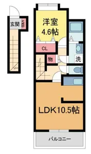 スターテラス宝塚【203号室】の間取り