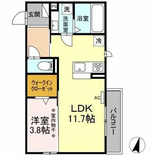 シャルマン【303号室】の間取り