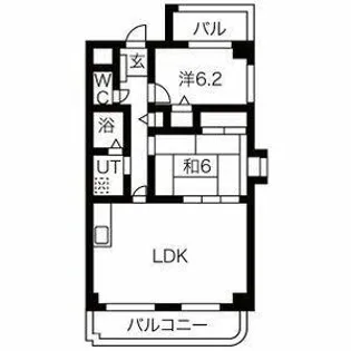 メゾンボー隅田【303号室】の間取り