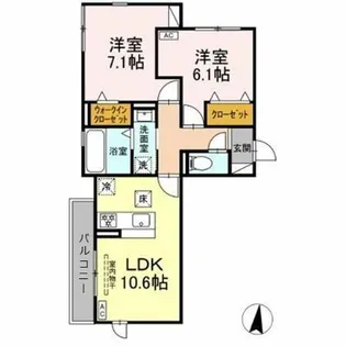 オリオン【103号室】の間取り