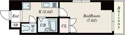 プロビデンス東新町【4階】の間取り