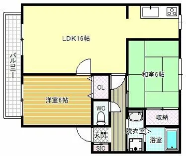 サンガーデン・ベルフラット【2階】の間取り