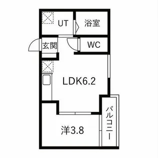 Hibariビル栄生【102号室】の間取り