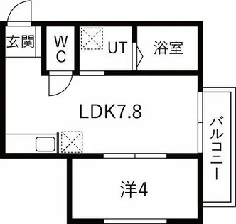 Hibariビル栄生【2階】の間取り