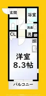 Sou.leaf九工大前【1階】の間取り