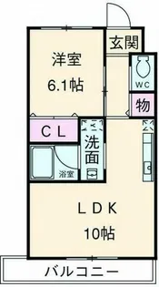 ベシューサいずみ【205205号室】の間取り