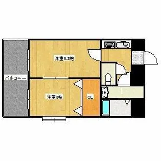 HAMIEL KOKURA【11階】の間取り