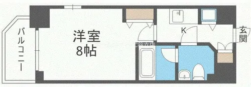 アーデン京町堀ウエスト【3階】の間取り