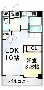 プルーム真鶴【8階】の間取り