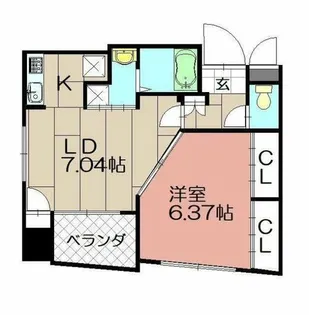 PIAGET【9階】の間取り