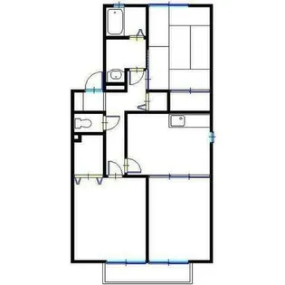 オークヒルズ【1階】の間取り