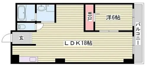 クレアトーレ姫路駅前【6階】の間取り
