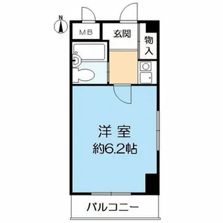 アリスト北昭和【1階】の間取り