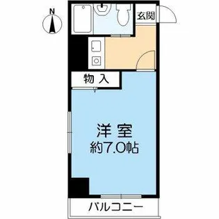 アリスト北昭和【2階】の間取り