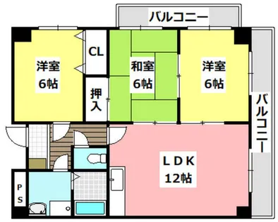 マーコート【1階】の間取り
