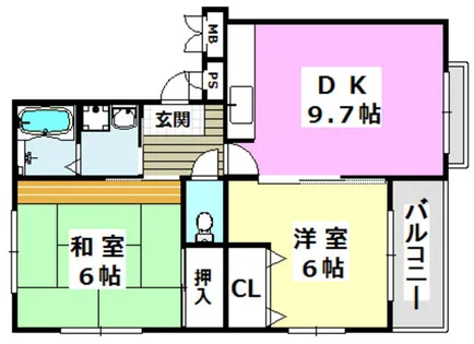 プリマヴェーラF【2階】の間取り