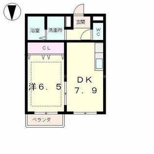 ブエナビスタ大津ウエスト【3階】の間取り
