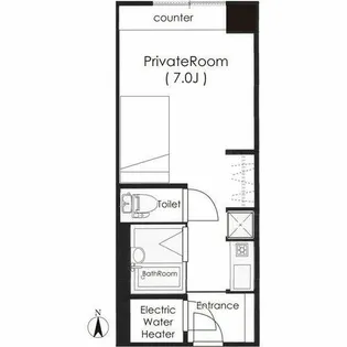 1Kの間取り画像