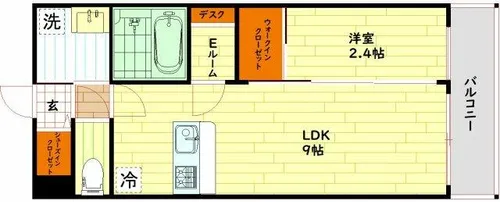 セレニテ天六リアン【5階】の間取り