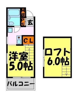ハイツ・アベニュー【3階】の間取り
