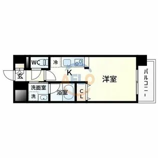 エル・セレーノ東三国【6階】の間取り