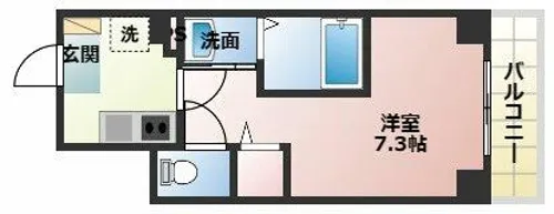 AILE尼崎西【6階】の間取り