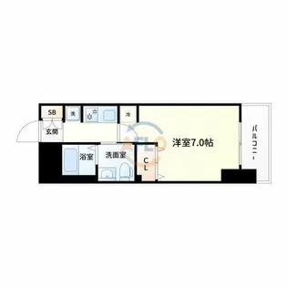 エステムコート新大阪Ⅹザ・ゲート【2階】の間取り