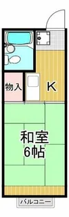 置田ハイツ【1階】の間取り