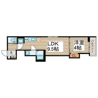 ソレイユ柵下【2階】の間取り