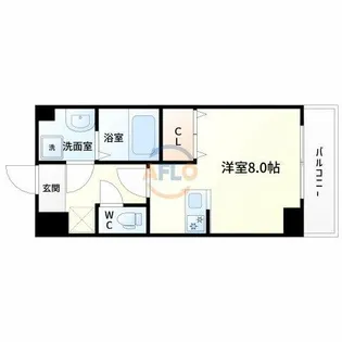 フローライト上新庄駅前【7階】の間取り