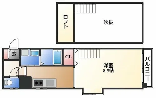 グリム覚王山【3階】の間取り