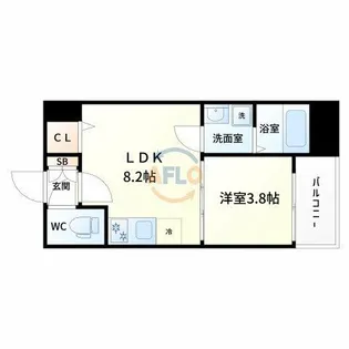 MAXIV CITY大阪吹田【4階】の間取り
