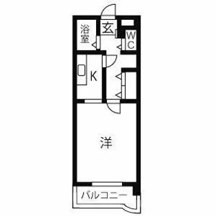 レストポイント園山【3階】の間取り
