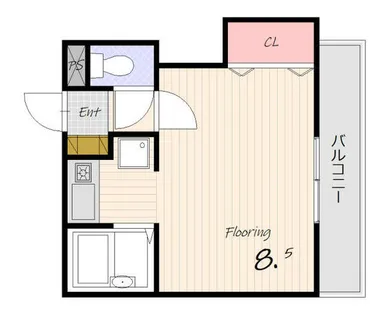 須磨浦SKYハイツ【2階】の間取り