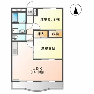 サンタプレイス岡崎【3階】の間取り