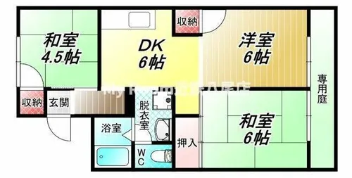 光陽ハイツ【2階】の間取り