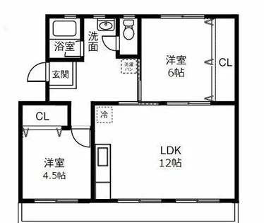 藤山台団地307棟【201号室】の間取り