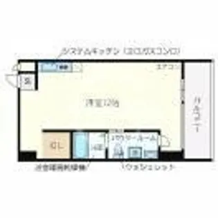 アドバンス心斎橋NEXTURE【9階】の間取り