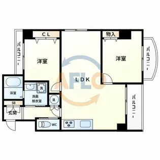 藤和新町コープ【3階】の間取り