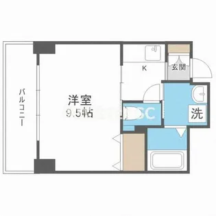 ウィスタリア京橋【807号室】の間取り