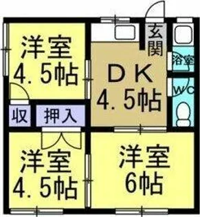 グリーンハイツ泉【101号室】の間取り